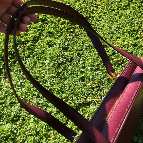 BURGUNDY SHOULDER BAG - Picture 3 of 4